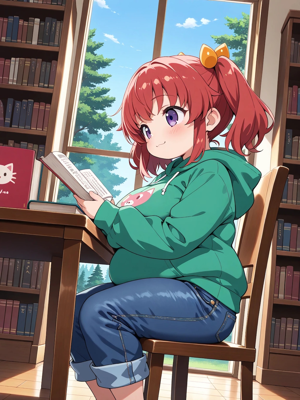 めぐみちゃんと図書館