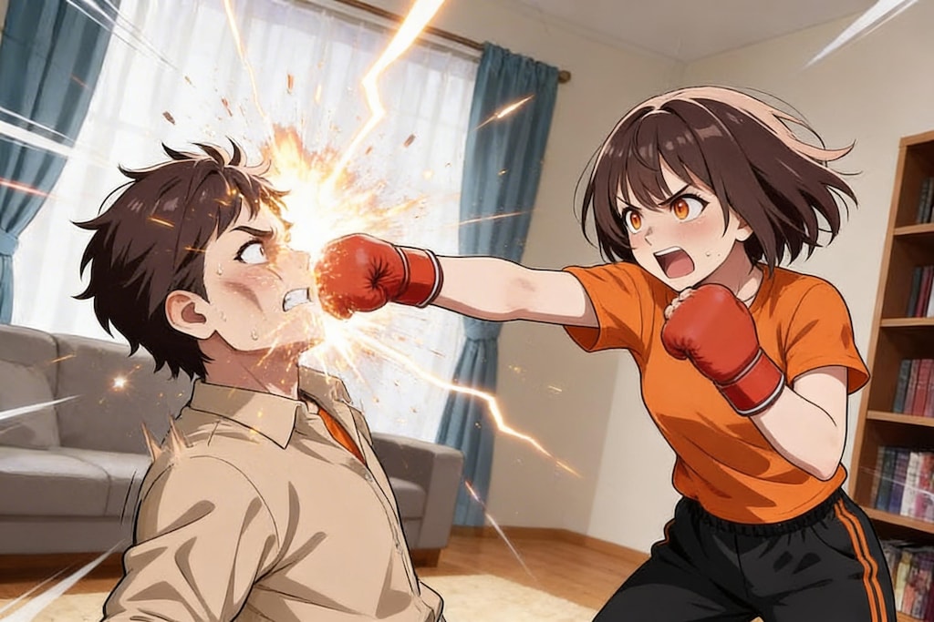 元カレにワンツーパンチを叩き込む凪ちゃん