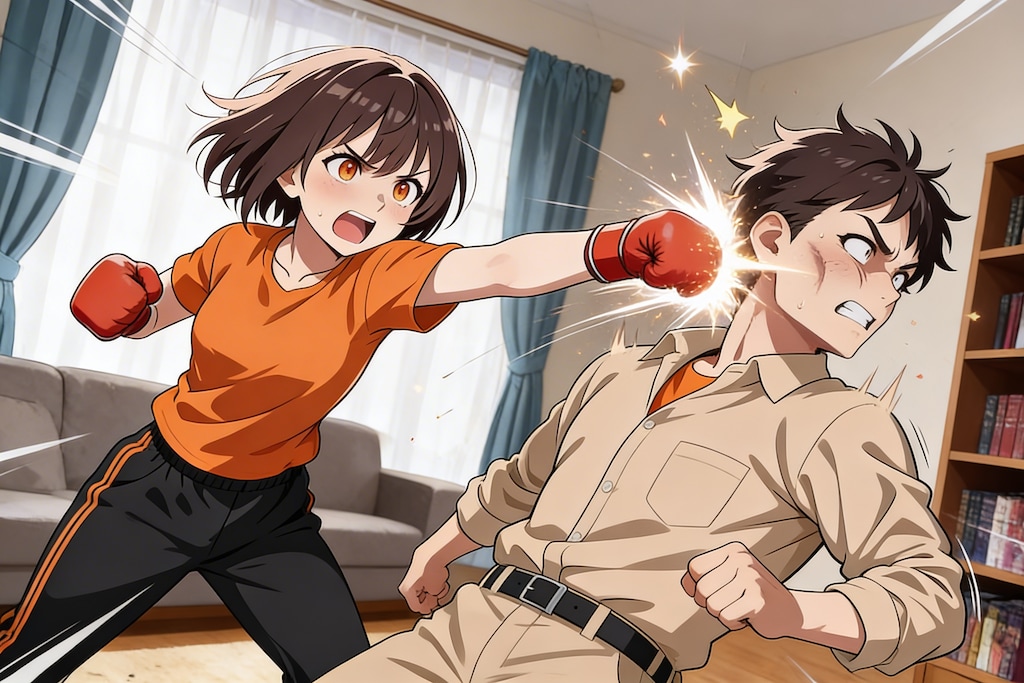 元カレにワンツーパンチを叩き込む凪ちゃん