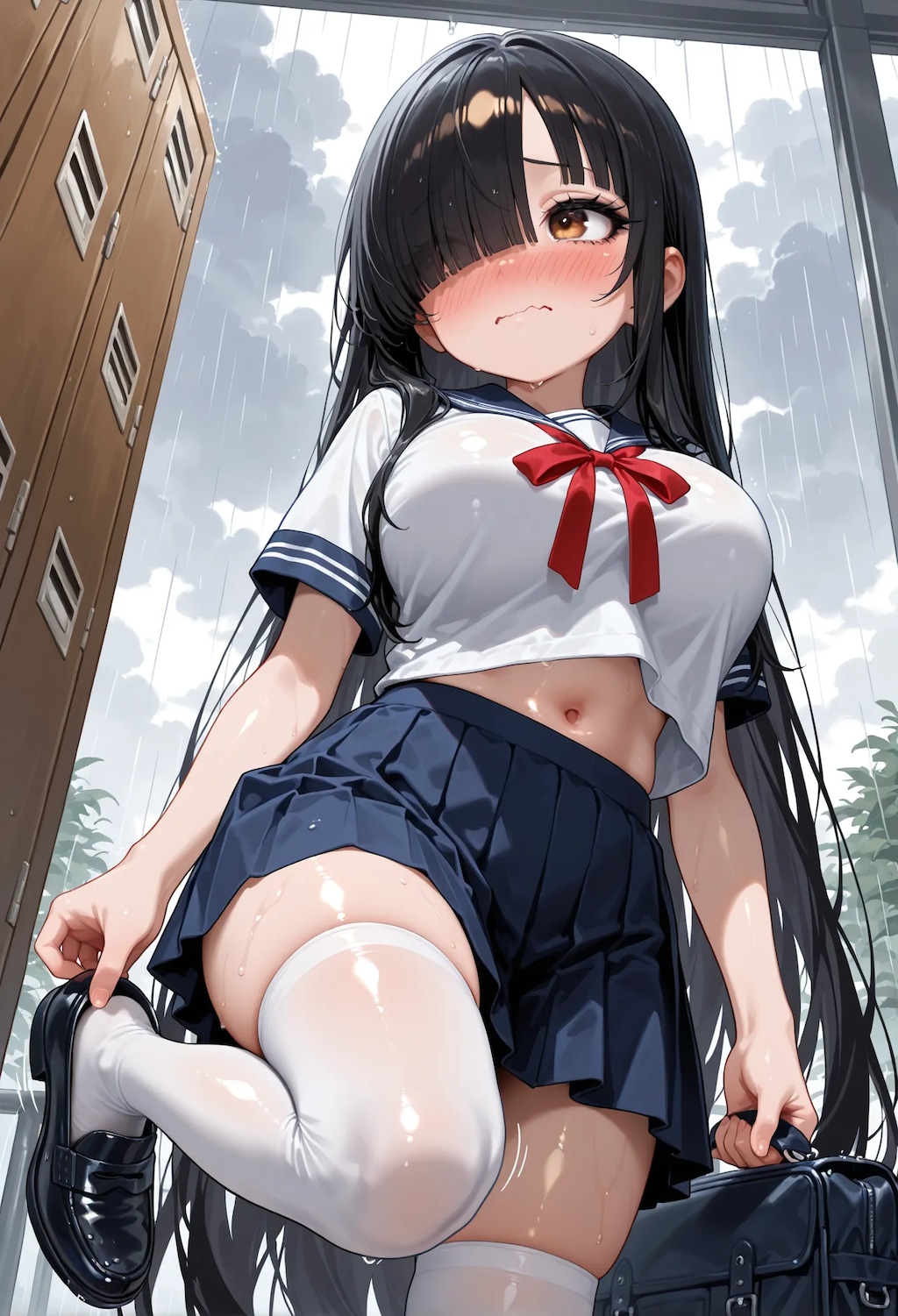 雨の日の幼馴染