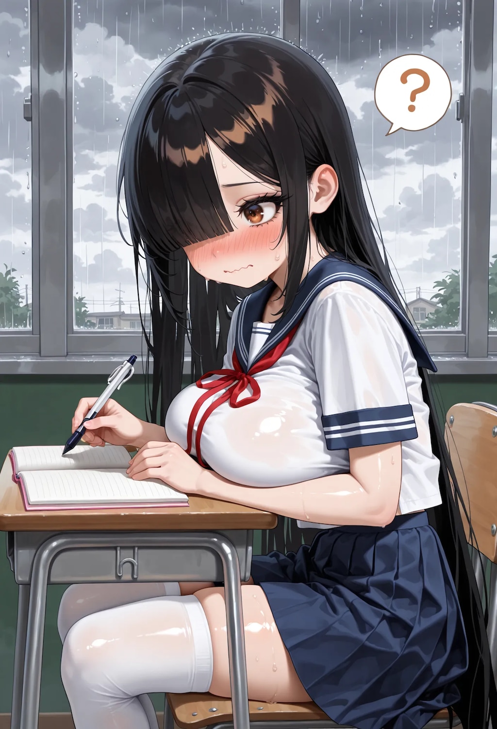 雨の日の幼馴染