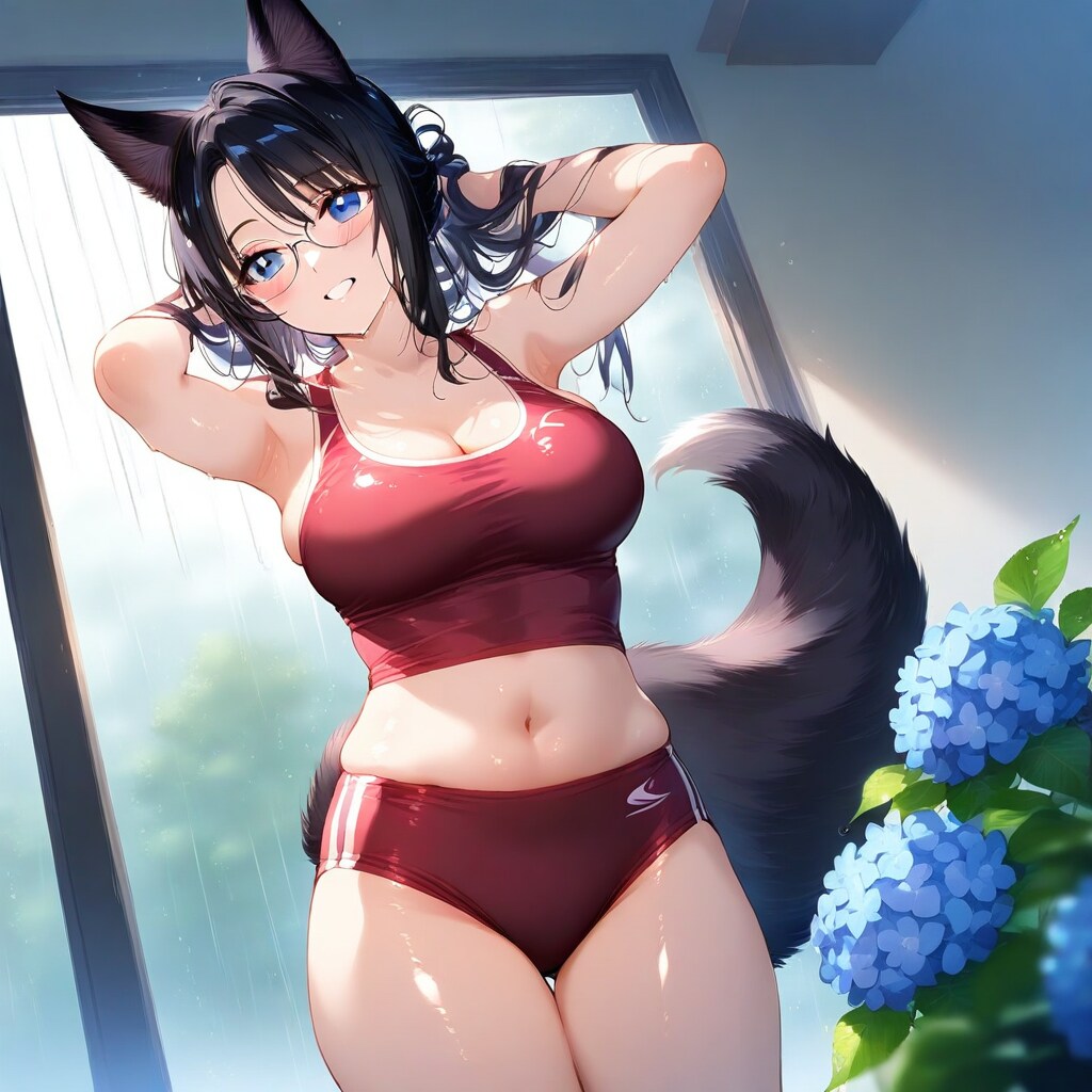 今日は室内でダイエットね！