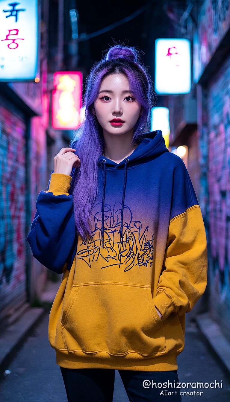 ミッドナイト・ストリート・ドリーマー - Midnight Street Dreamer | の人気AIイラスト・グラビア