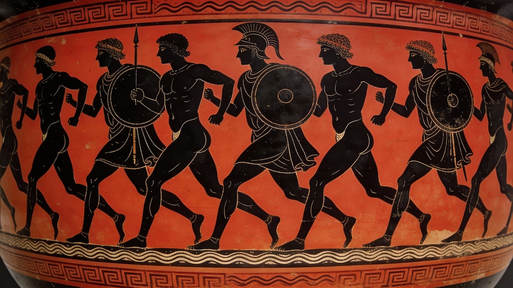 走行する戦士の帯状図（仮称）