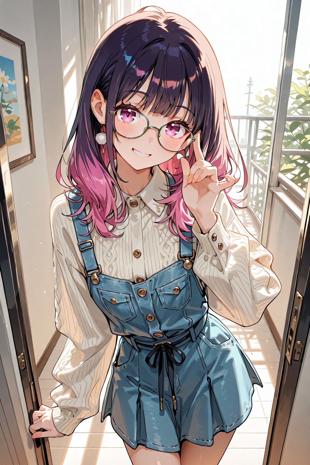 メガネ美少女 | の人気AIイラスト・グラビア