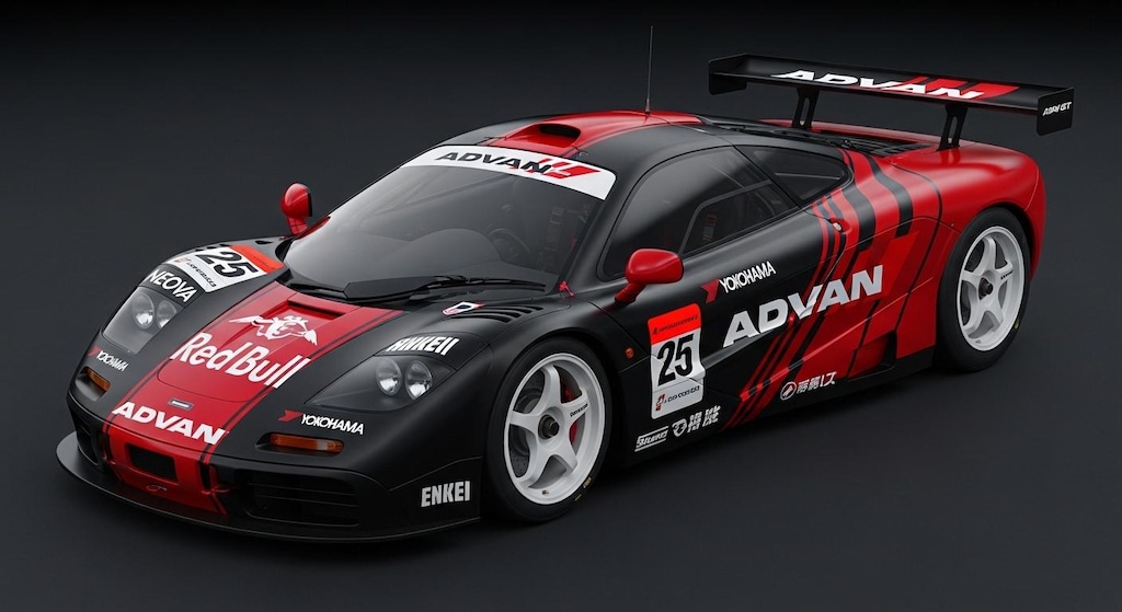 アドバンマクラーレンF1レーシングカー