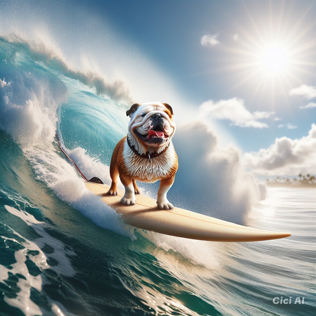 ゲロ犬がサーフィンする夏