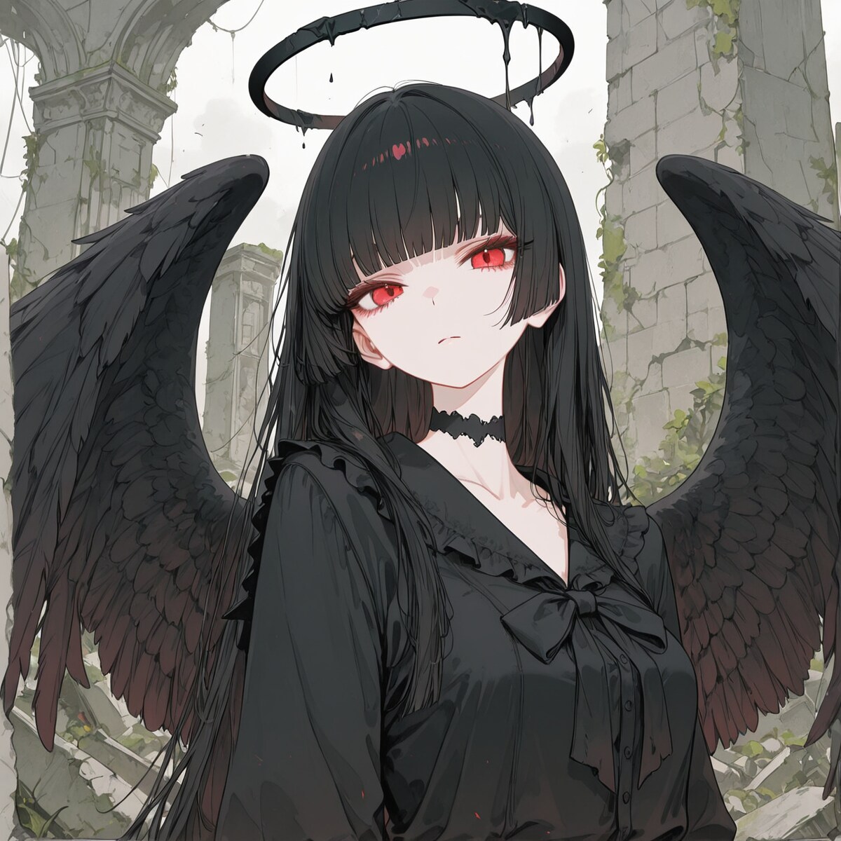 ヒメカット堕天使 | の人気AIイラスト・グラビア