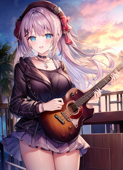 ギターと少女