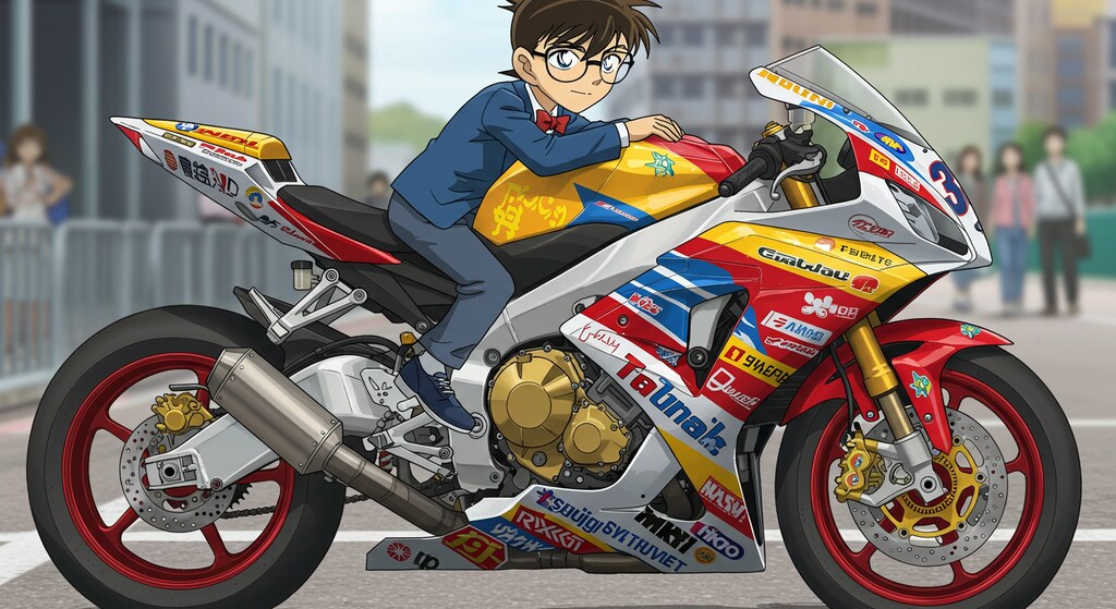 江戸川コナンとスズキ隼