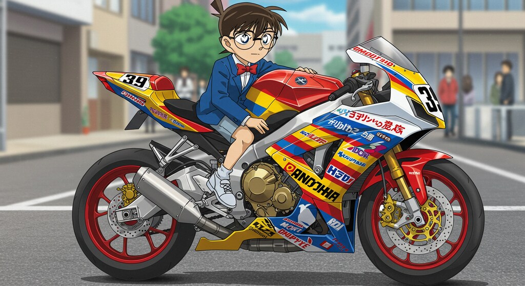 江戸川コナンとスズキ隼