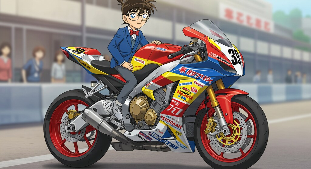 江戸川コナンとスズキ隼