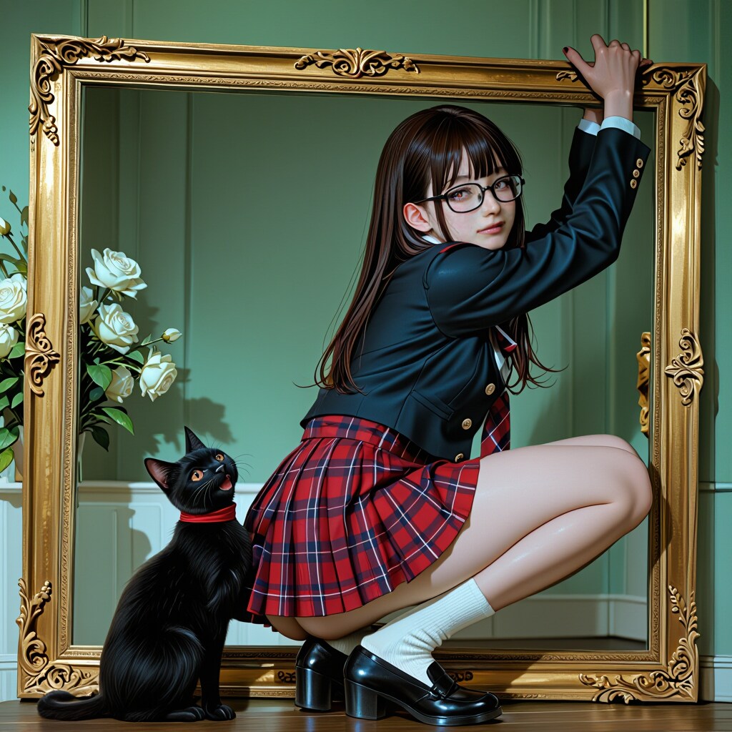 黒猫ちゃんと琴音ちゃん