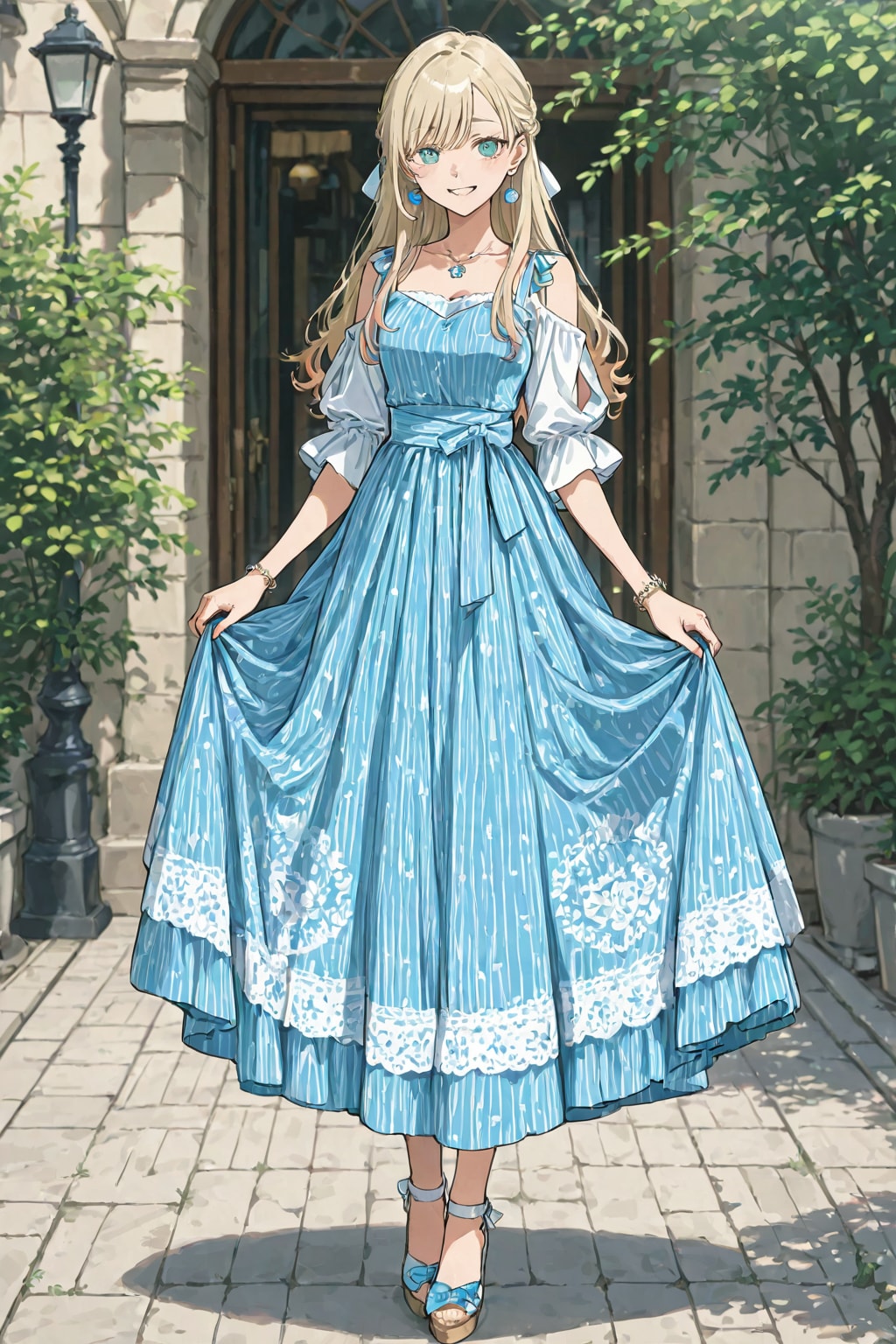 「日本の美しい姫様」の全身写真