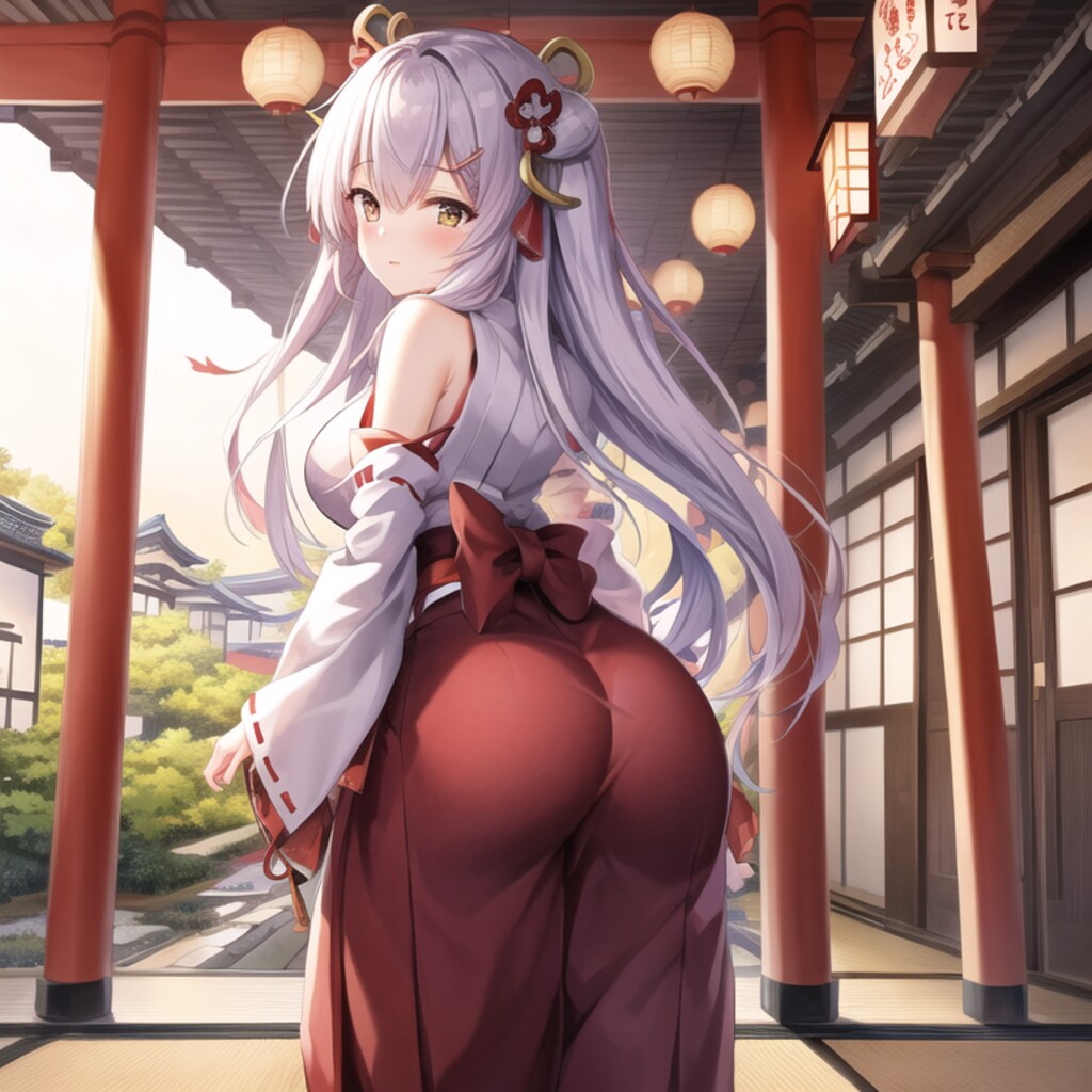 お尻(巫女)