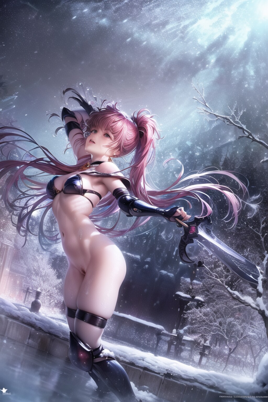 ビキニ戦士は冬でもがんばる　R-18