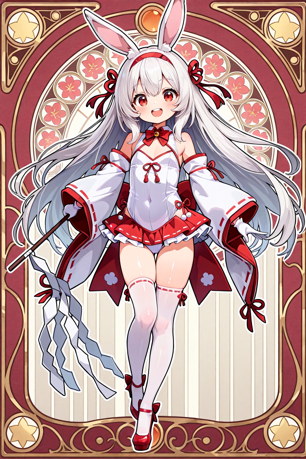 【実験】巫女 × バニーガール