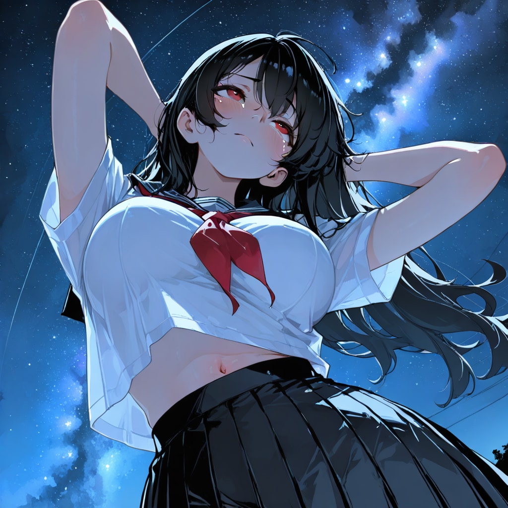APRICOTで星空セーラー服