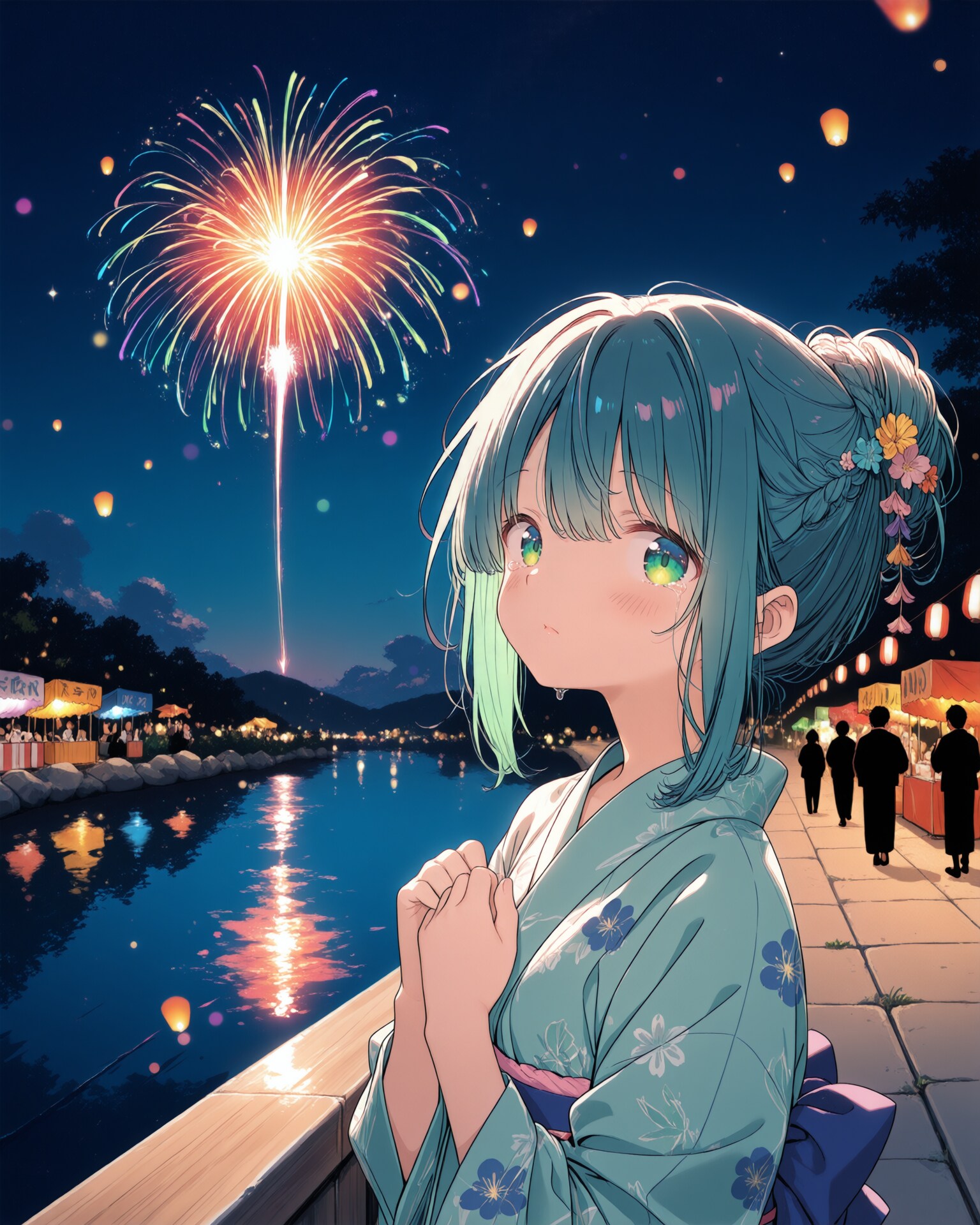 8月1日は花火の日　～昨日はパラグライダーの日だった～