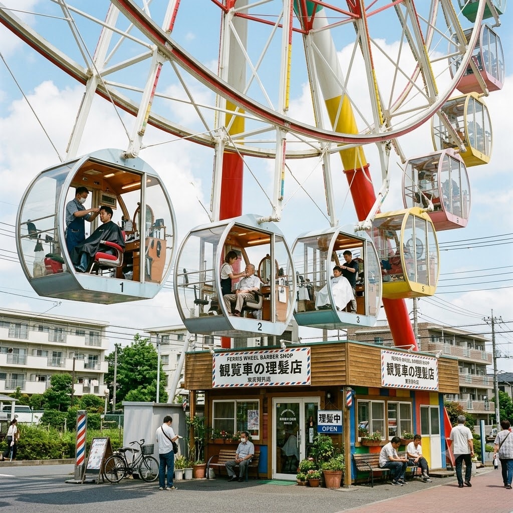 観覧車の理髪店