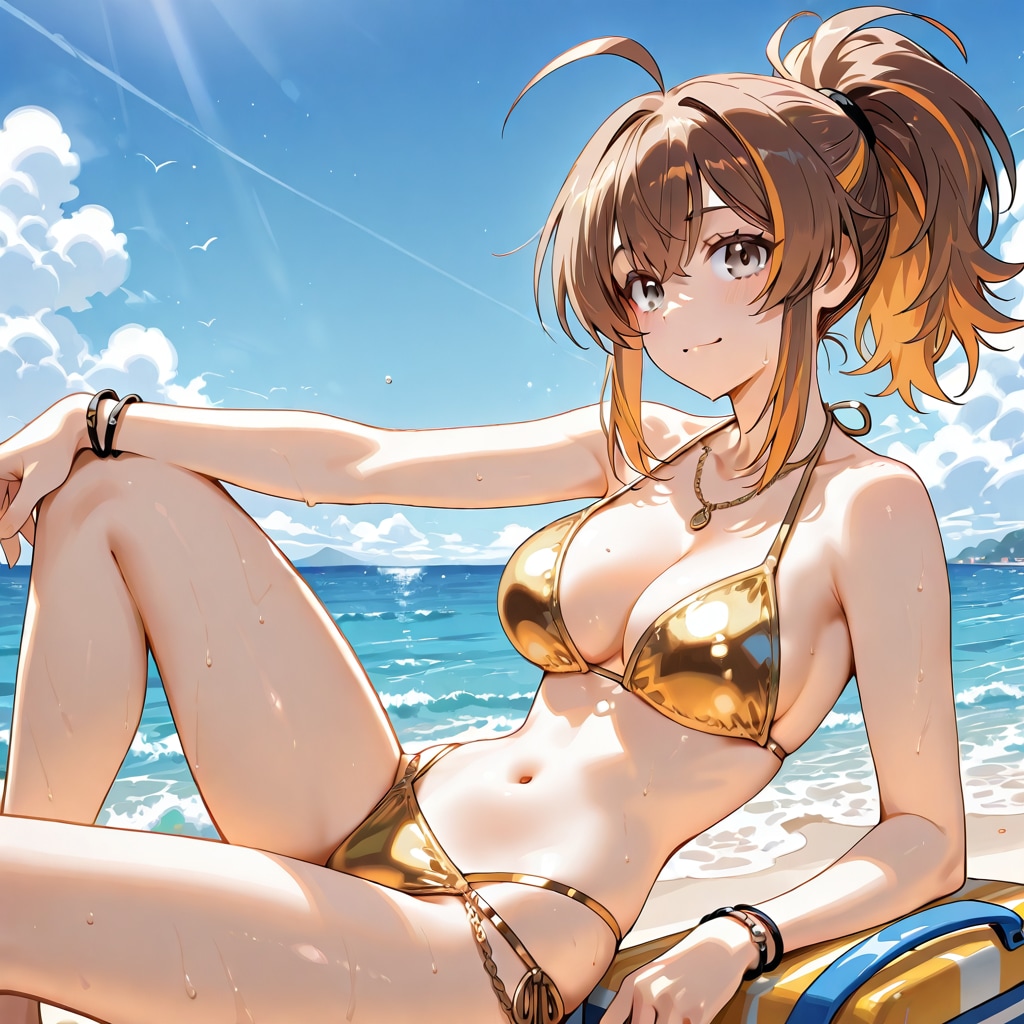 金ビキニギャル