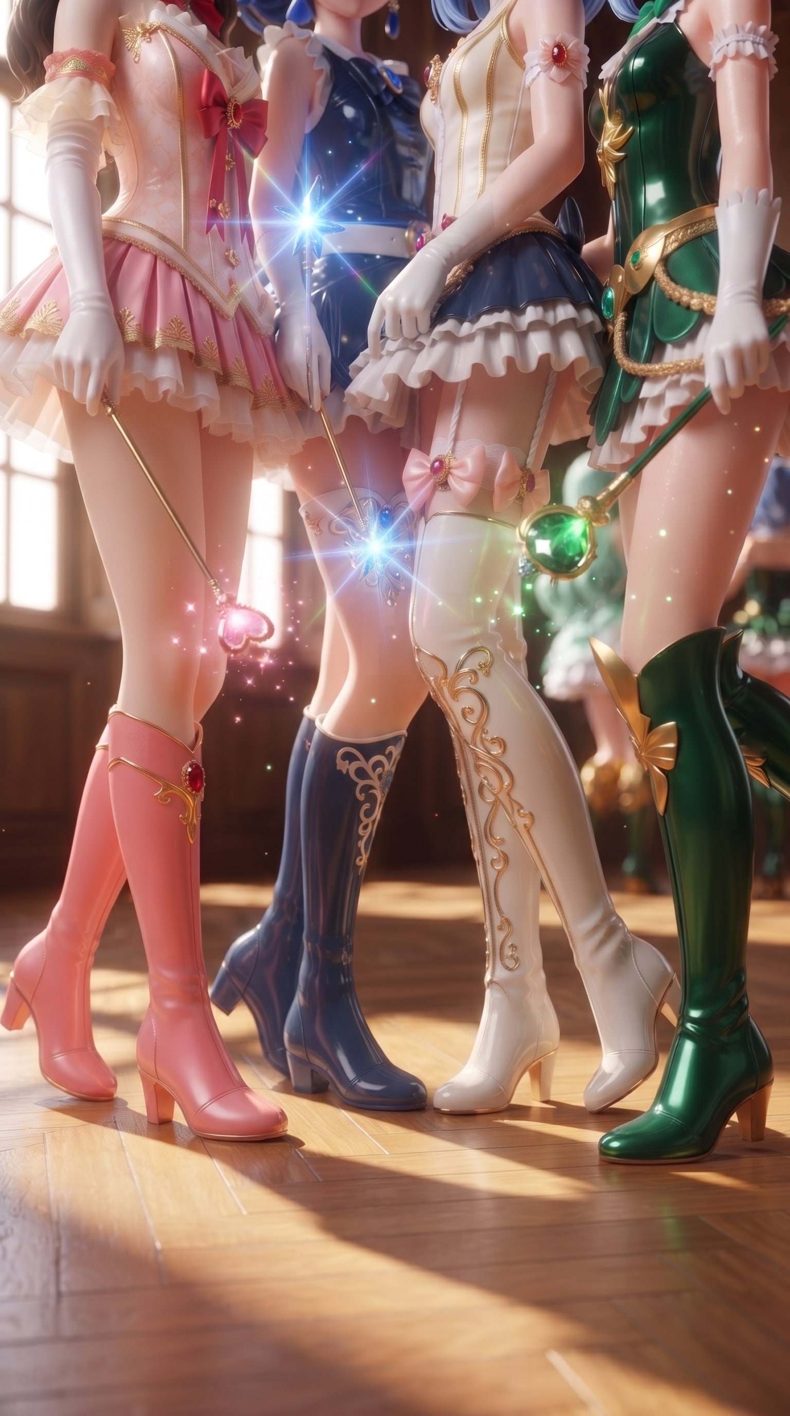 魔法少女のブーツ