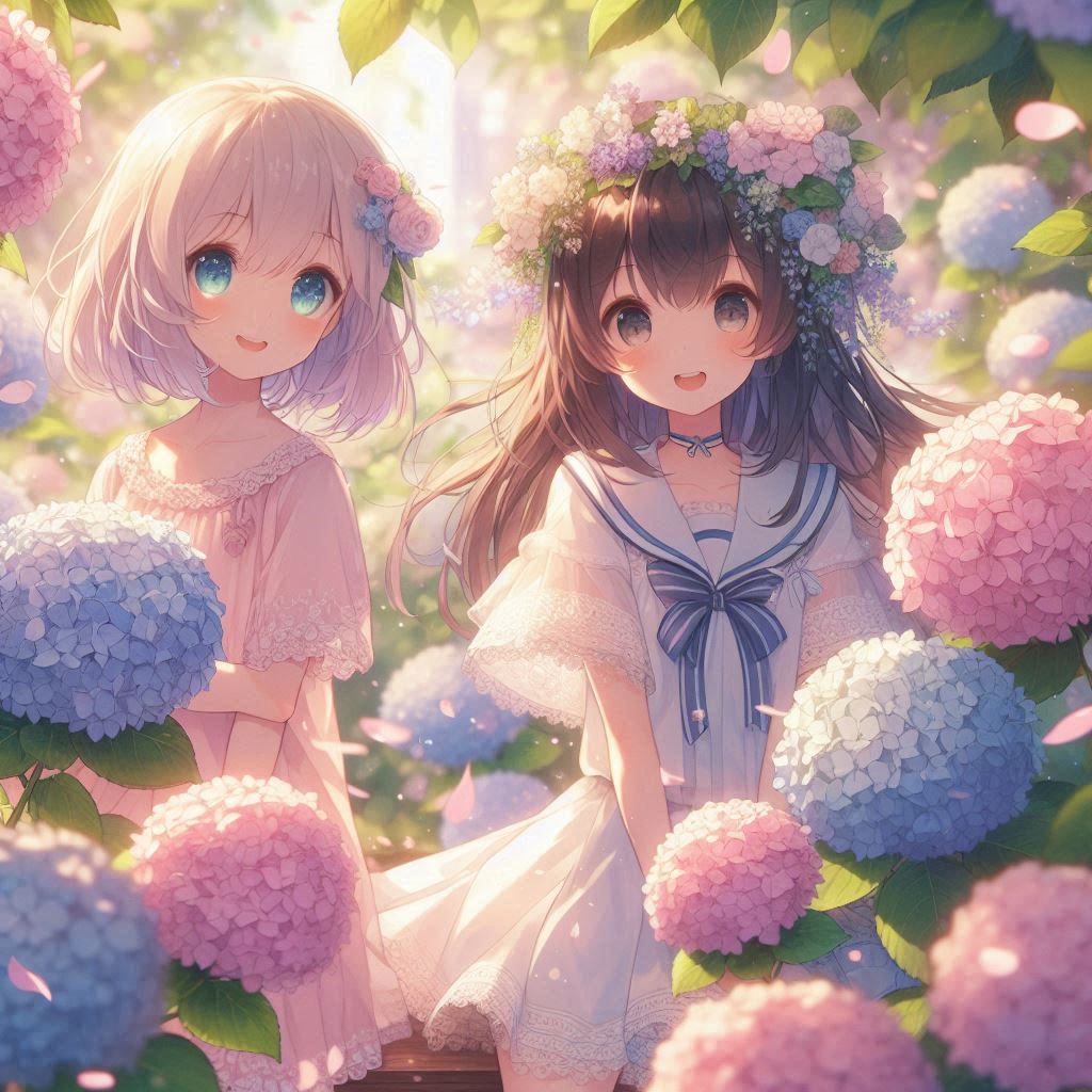 紫陽花(DALL-E)(5)