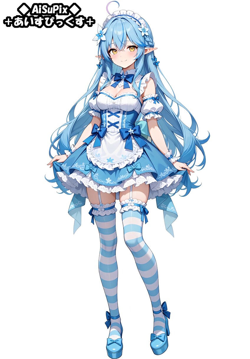💙AiSuPix／ロリィタ雪花ラミィちゃん💙