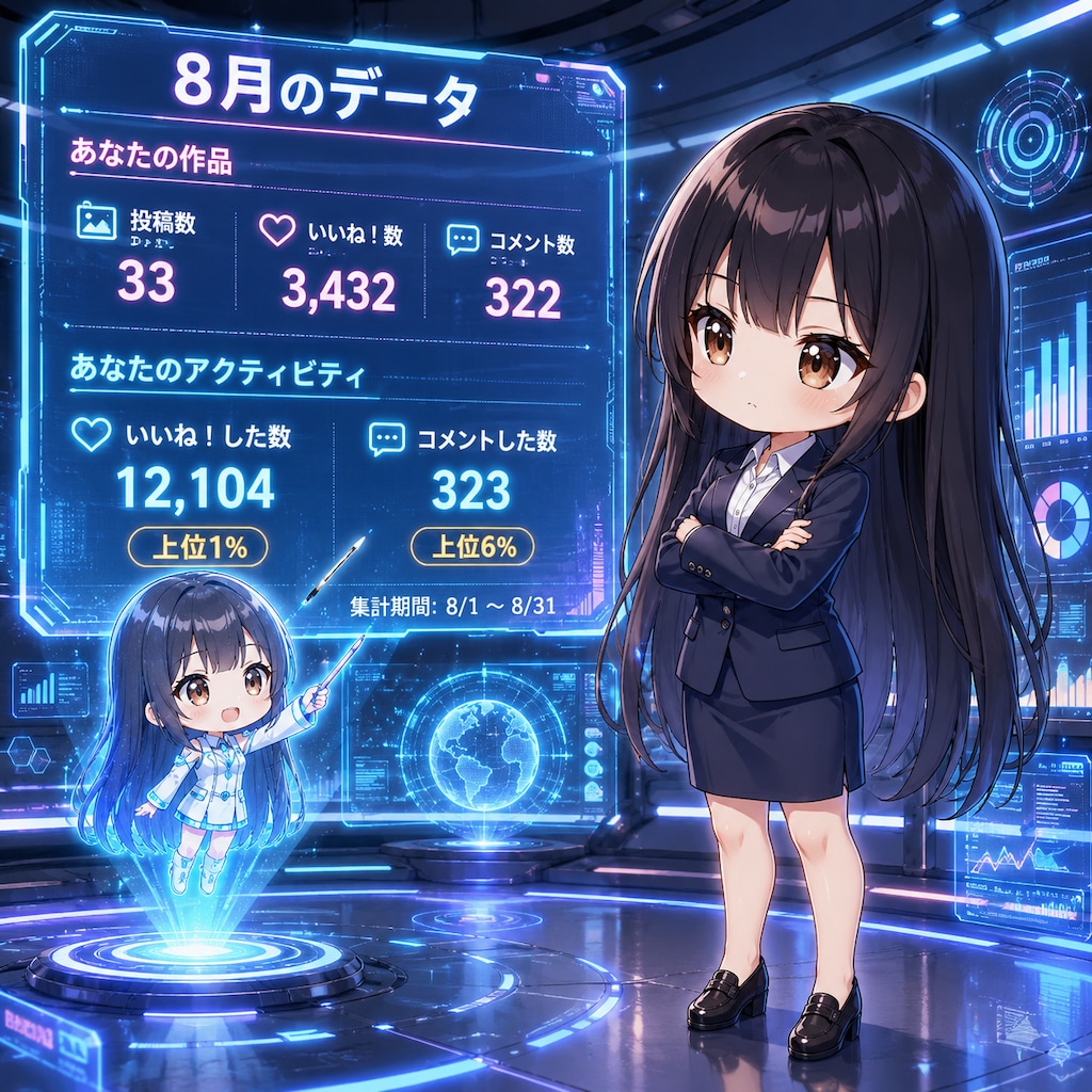 8月の実績を発表