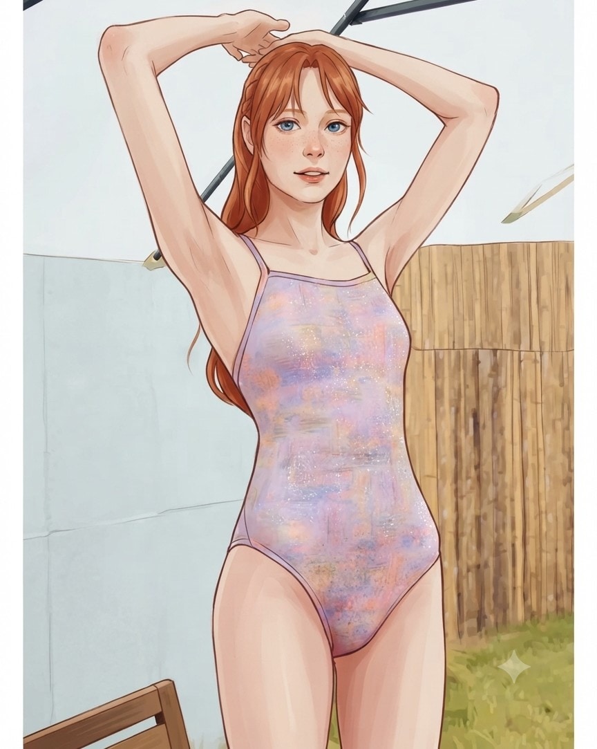 水着女性