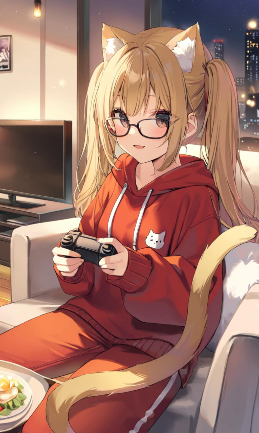 まや「たまにはゲームを⋯⋯」こるり「目が死んどる」