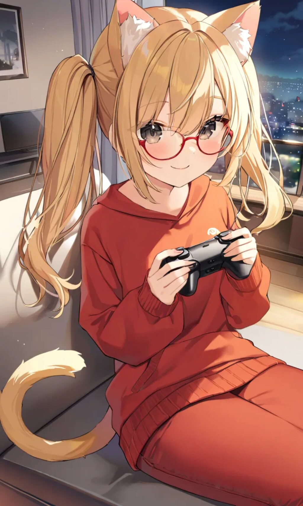 まや「たまにはゲームを⋯⋯」こるり「目が死んどる」