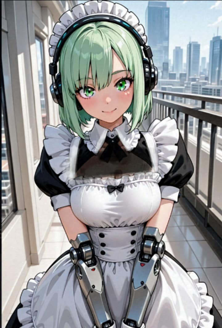 機械娘のメイドさん⚙️ | の人気AIイラスト・グラビア