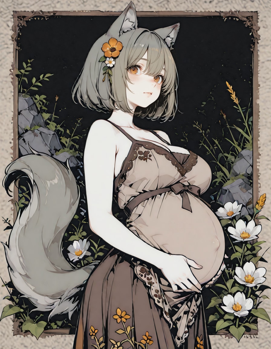 けもみみ妊婦