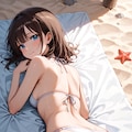 魅惑の白ビキニ 2枚目