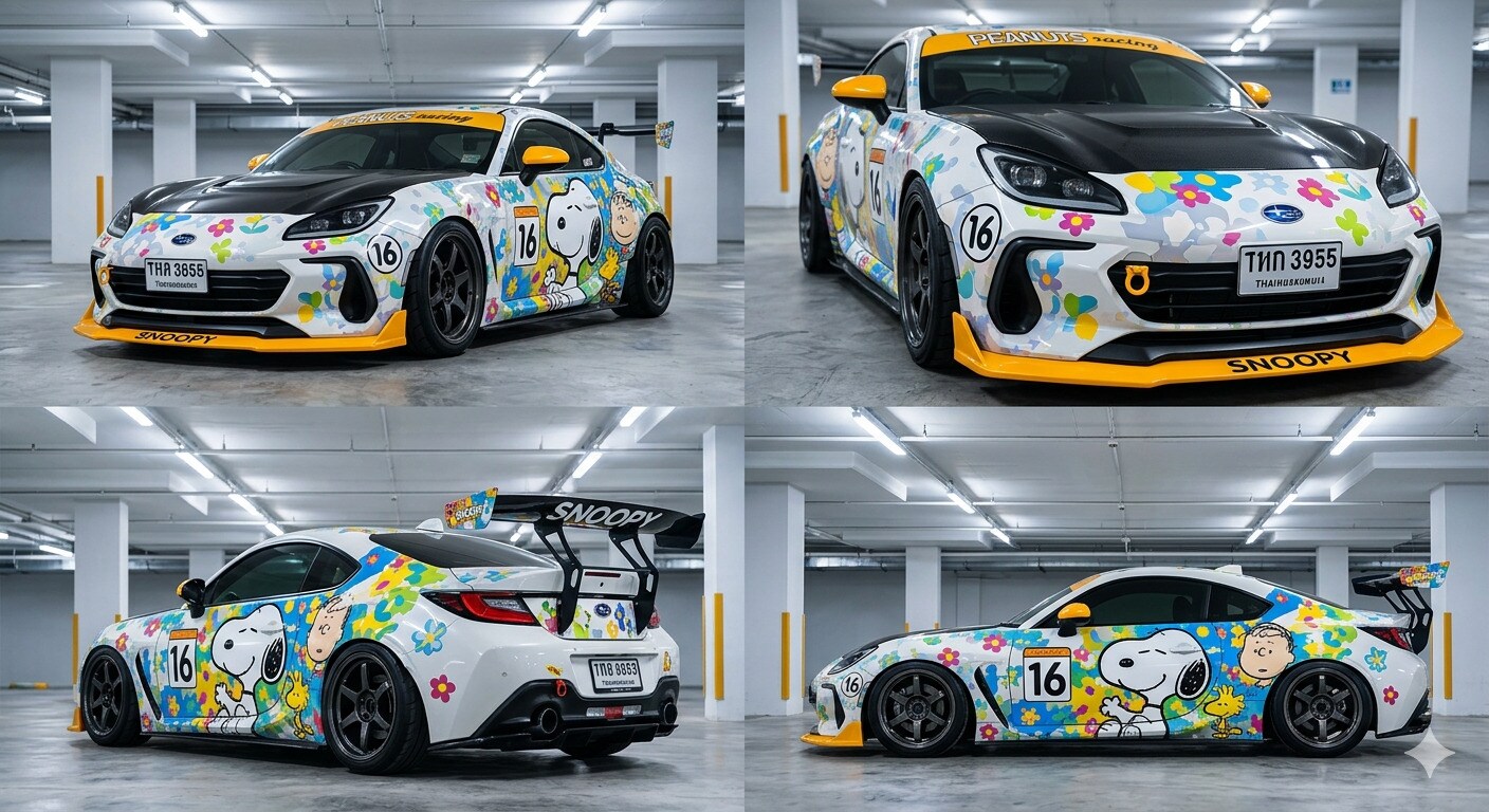 スヌーピーBRZ