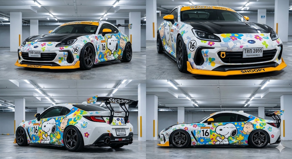 スヌーピーBRZ