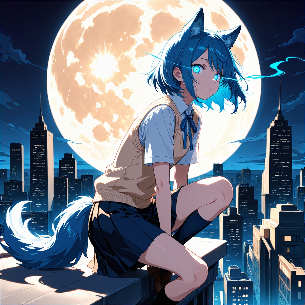 月夜の人狼