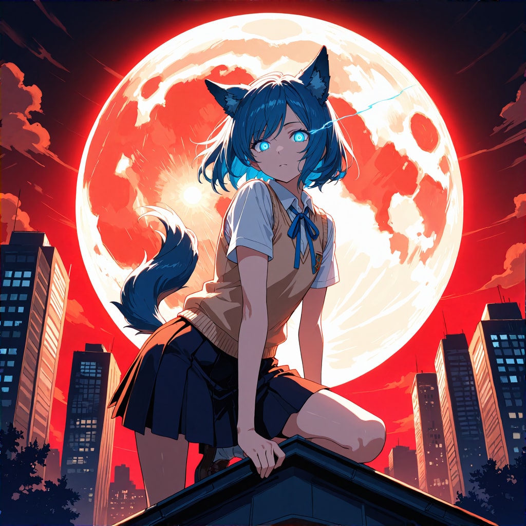 月夜の人狼