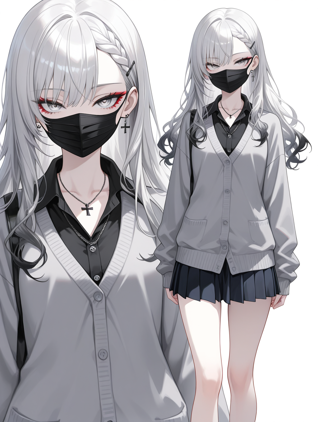 うちの子桒永冥(くわながめい) 立ち絵 | の人気AIイラスト・グラビア