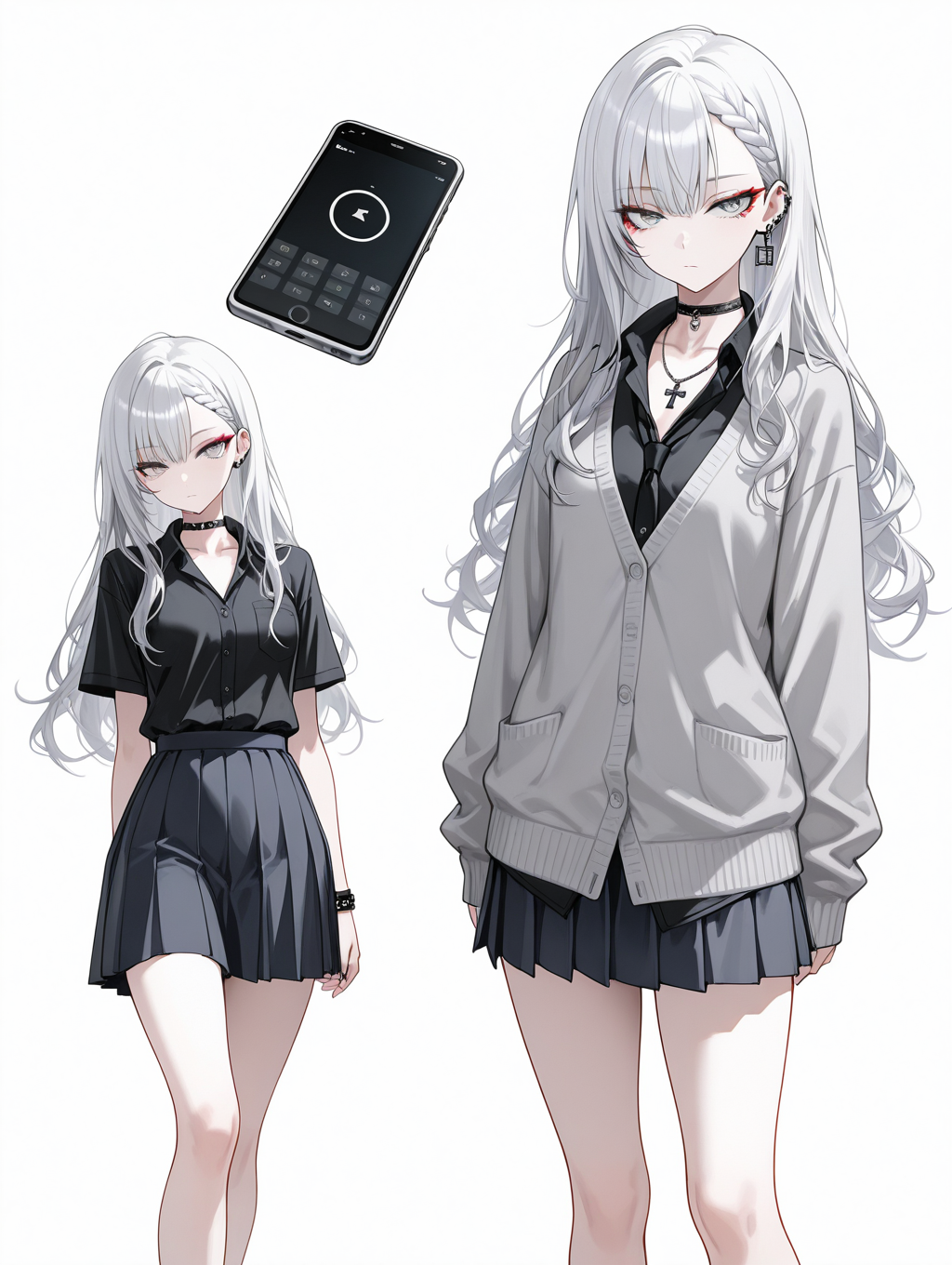 うちの子桒永冥(くわながめい) 立ち絵