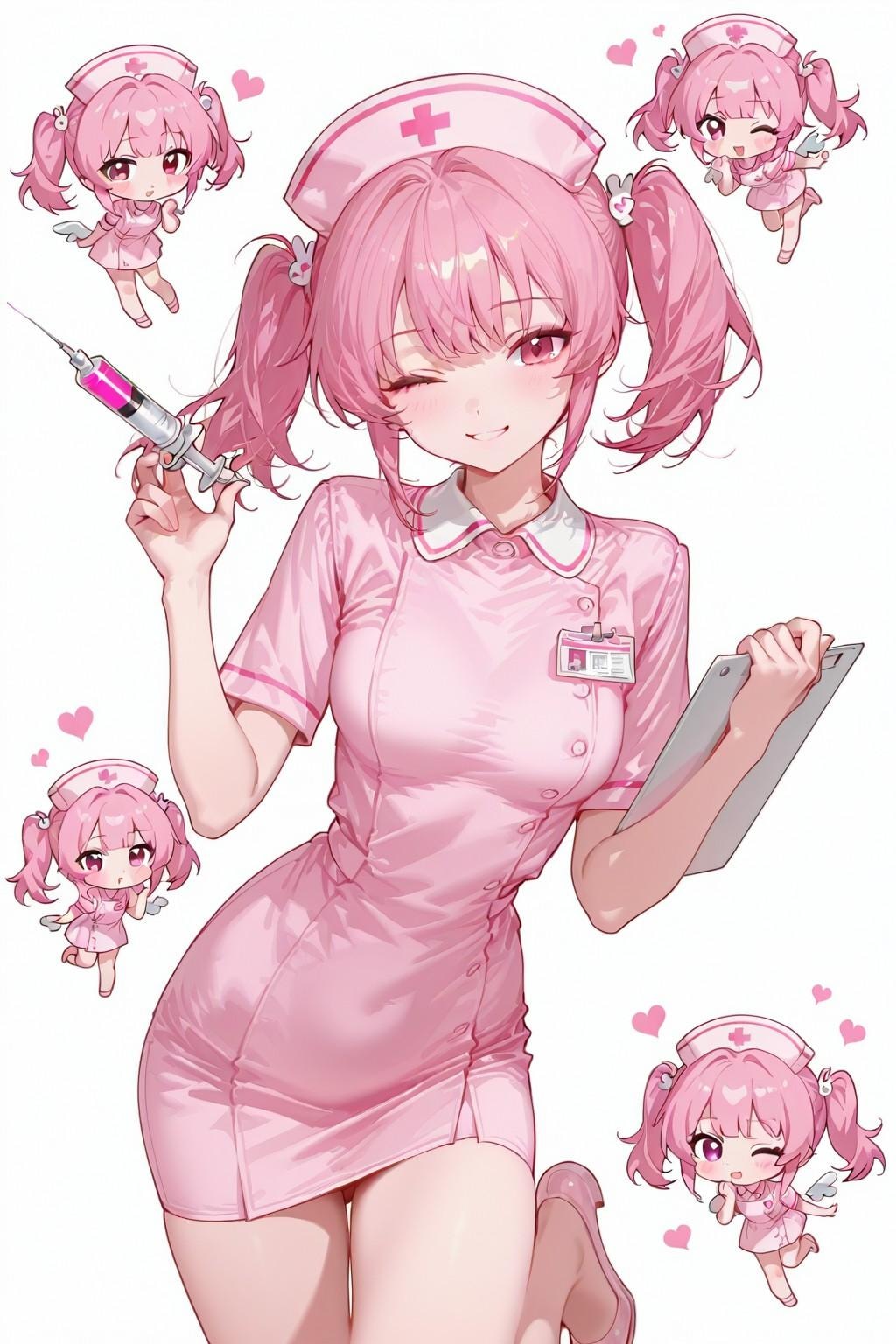 (MS_14版)ナースのお仕事は...(ナース服三色)