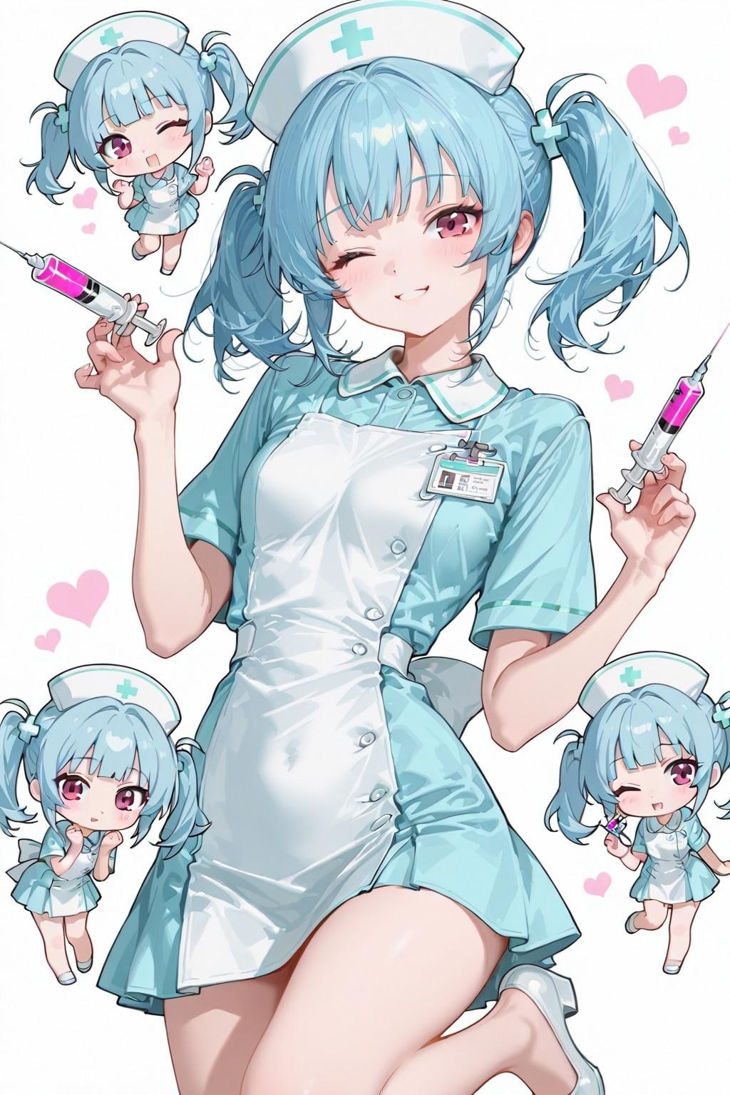 (MS_14版)ナースのお仕事は...(ナース服三色)