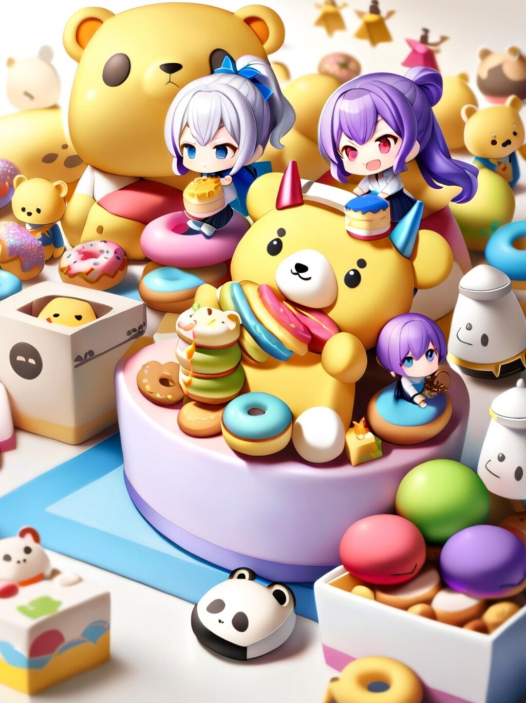 暇な時に見る紫髪ちゃん