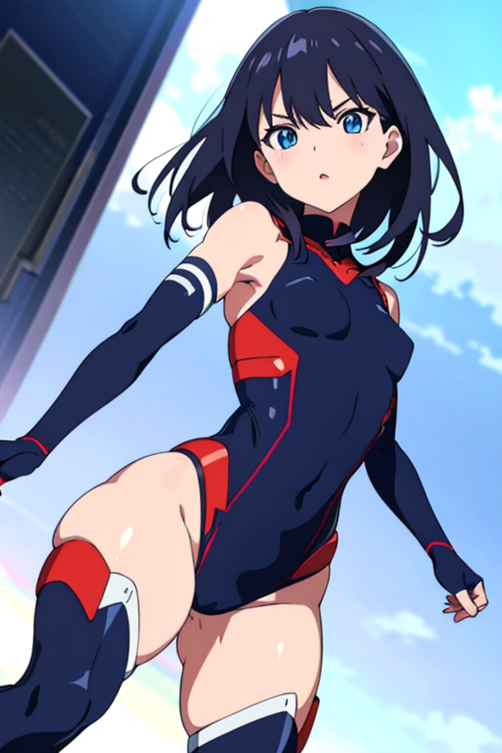 SE_TULIP初生成したぴっちりスーツ宝多六花ちゃん