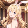 エルフのバニー姫 2枚目