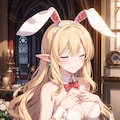 エルフのバニー姫 3枚目