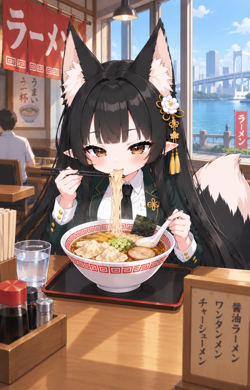 それぞれのランチ③由乃さん | の人気AIイラスト・グラビア