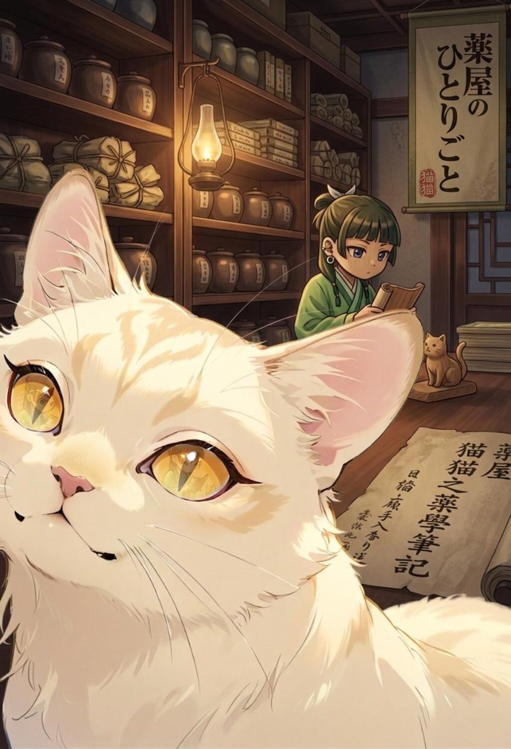 猫猫　白猫
