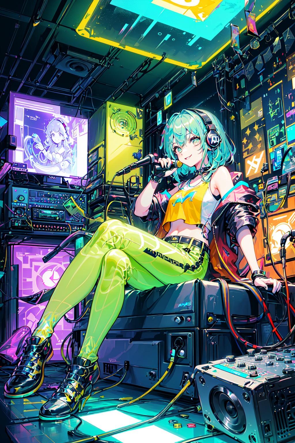 Futuristic musician